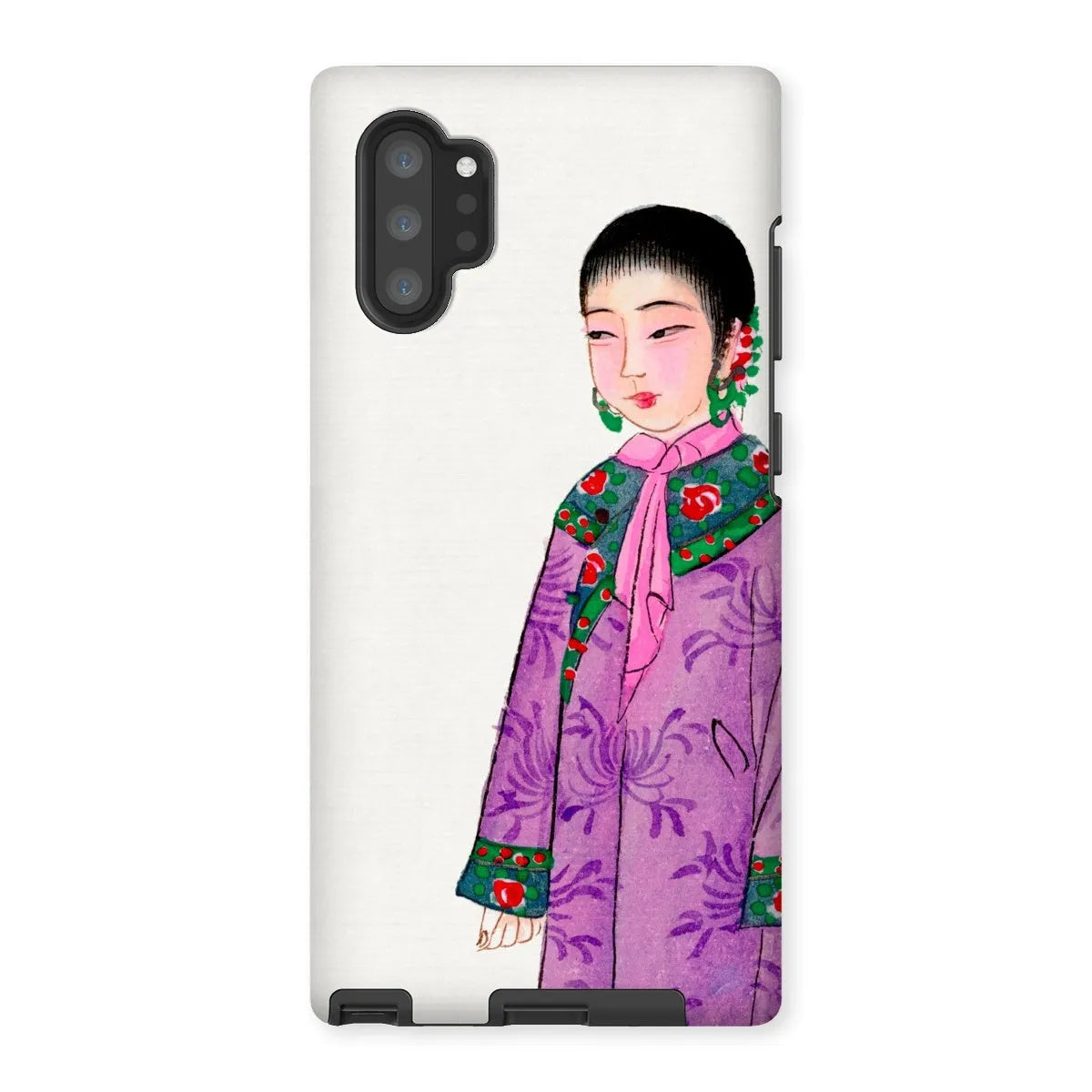 Manchu Noblewoman - Chinese Aesthetic Art Phone Case - Samsung Galaxy Note 10p / Matte - Mobile Phone Cases - Aesthetic