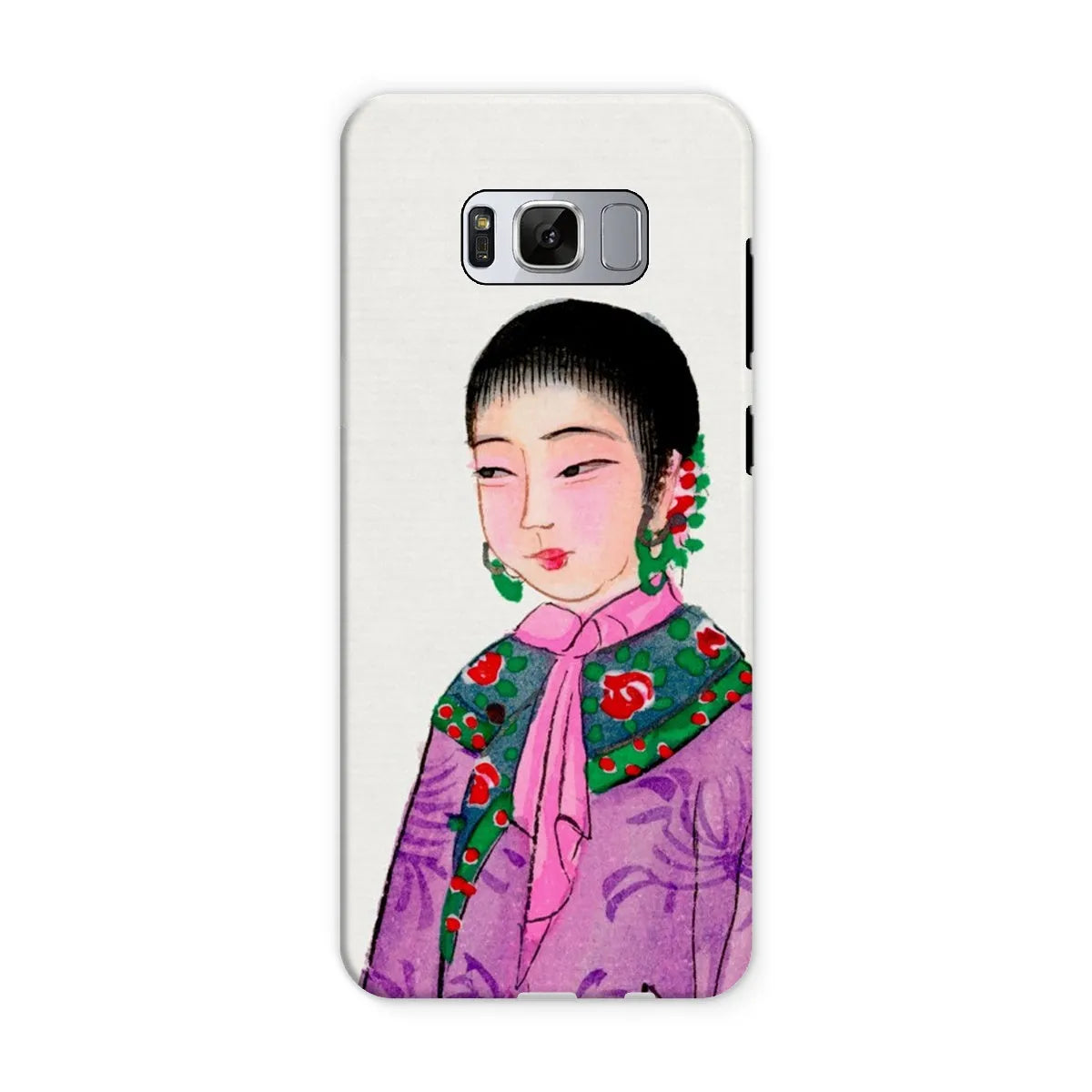 Manchu Noblewoman - Chinese Aesthetic Art Phone Case - Samsung Galaxy S8 / Matte - Mobile Phone Cases - Aesthetic Art
