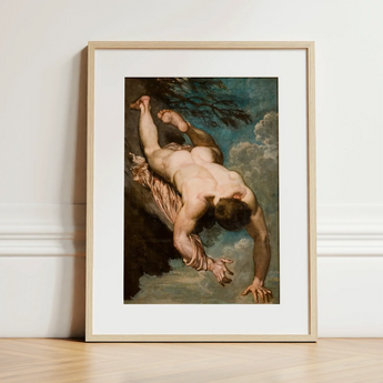 Manlius Hurled from the Rock - William Etty Art Print / Canvas, William Etty’s Dramatic, Marcus Manlius Capitolinus, Capitolinus’ Tragic