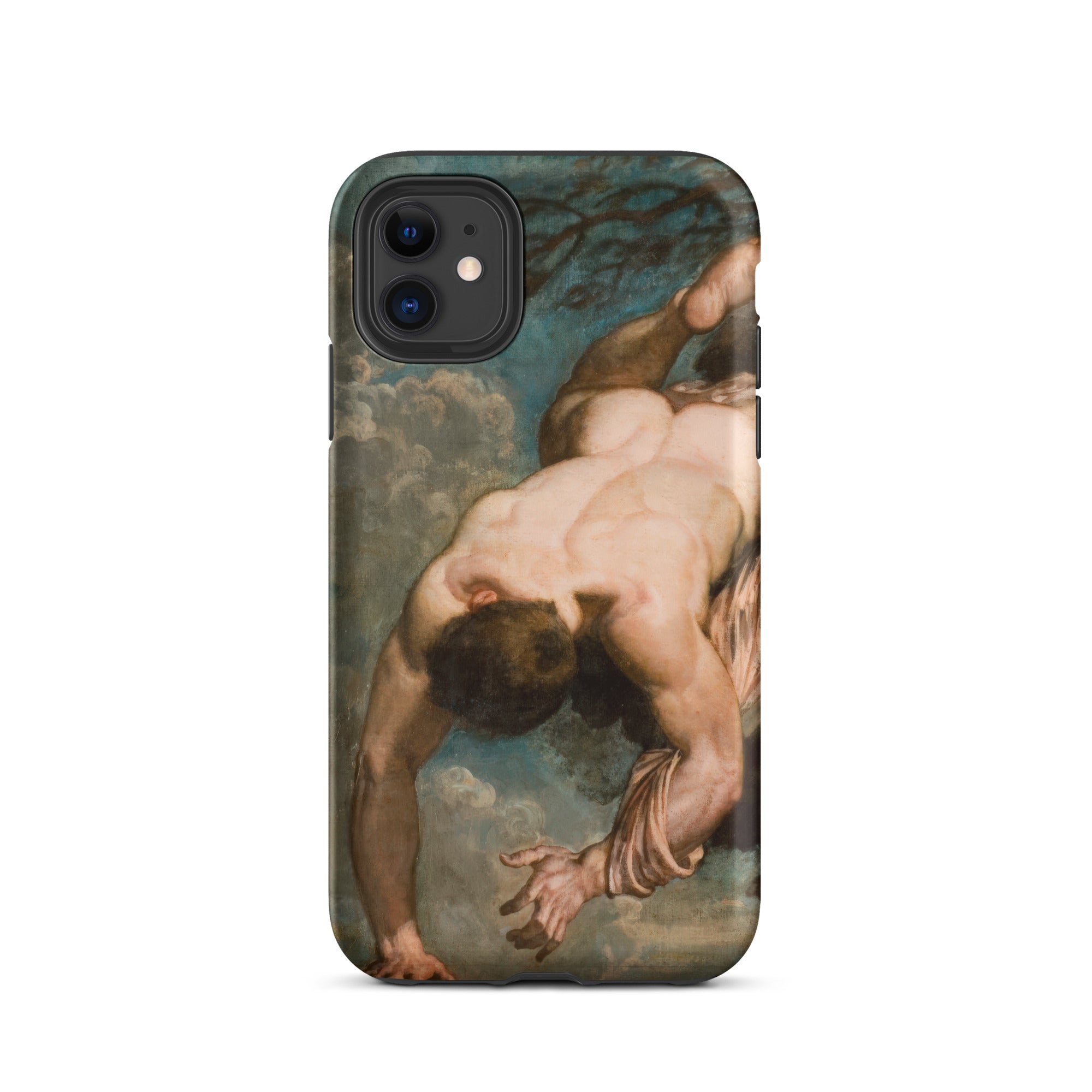 Manlius Hurled from the Rock William Etty Iphone Case, 11 / Matte, Artistic Phone Case