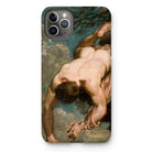 Manlius Hurled from the Rock - William Etty Iphone Case, 11 Pro Max / Matte, Iphone Case Classical Painting Figure Clouds