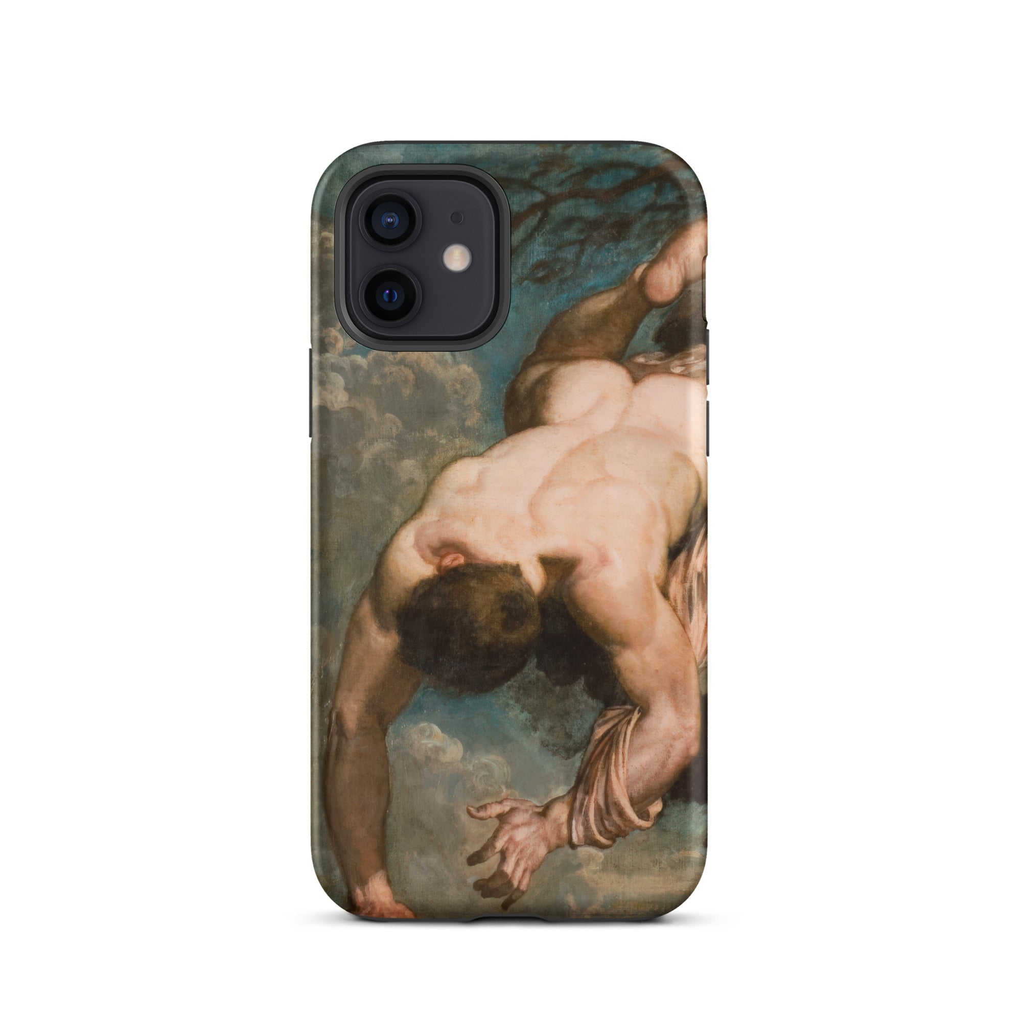 Manlius Hurled from the Rock William Etty Iphone Case, 12 / Matte, Phone Case Classical Art