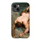 Manlius Hurled from the Rock - William Etty Iphone Case, 13 / Matte, Phone Case Classical Painting Figure Clouds