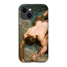 Manlius Hurled from the Rock - William Etty Iphone Case, 14 / Matte, Phone Case Classical Artwork Figure Clouds