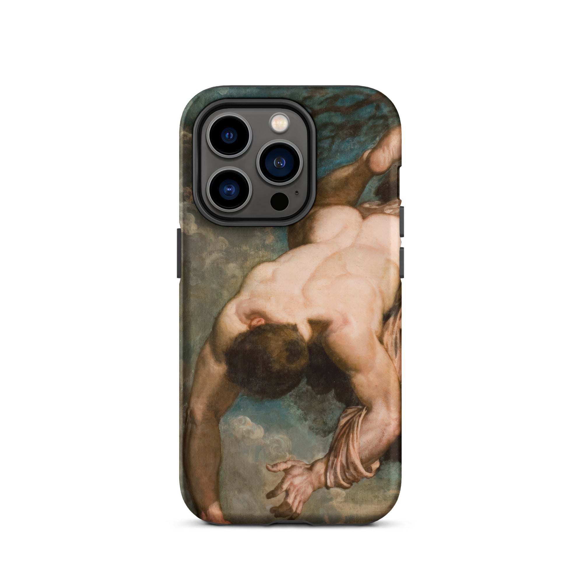 Manlius Hurled from the Rock William Etty Iphone Case, 14 Pro / Matte, Artistic Phone Case