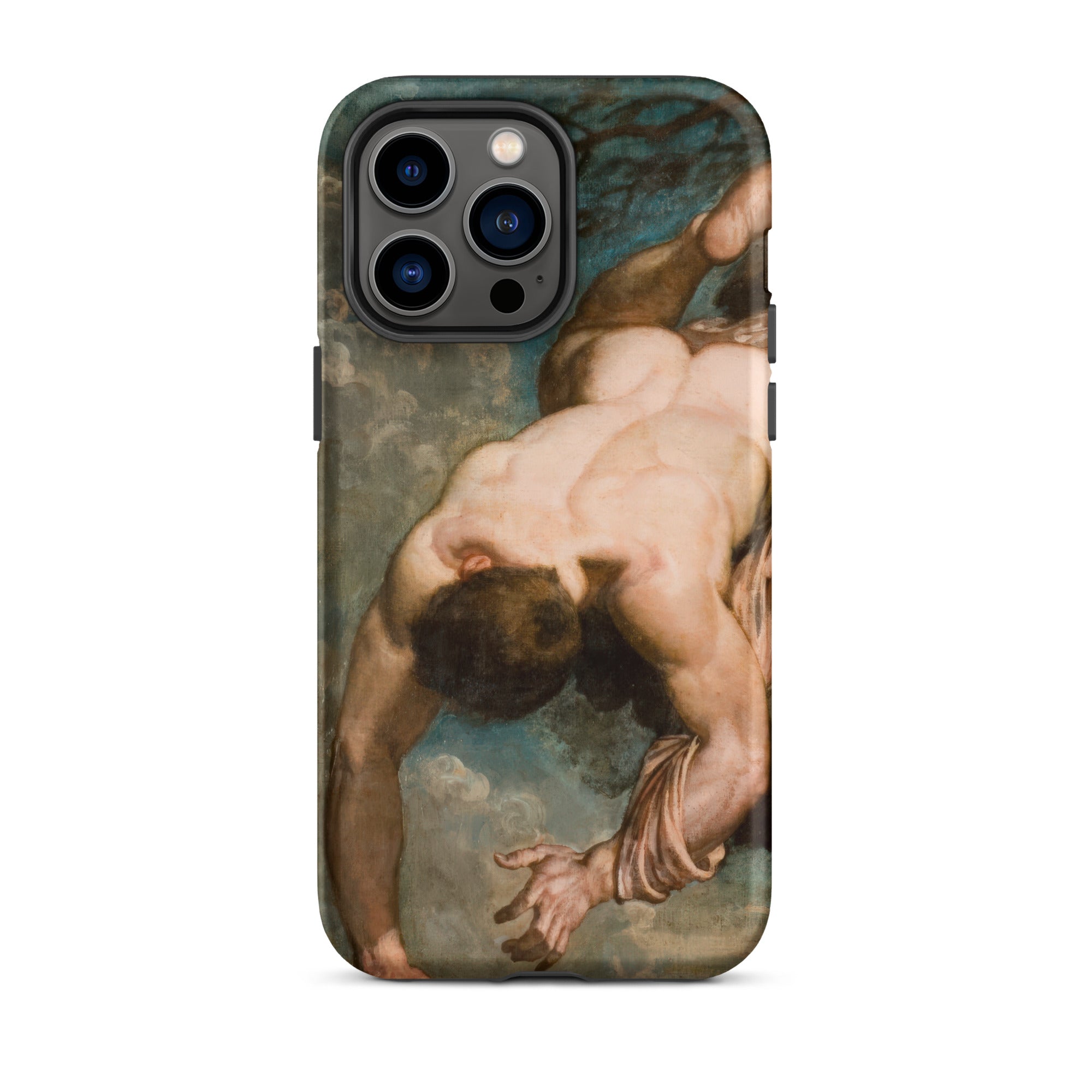 Manlius Hurled from the Rock William Etty Iphone Case, 14 Pro Max / Matte, Phone Case Classical Art