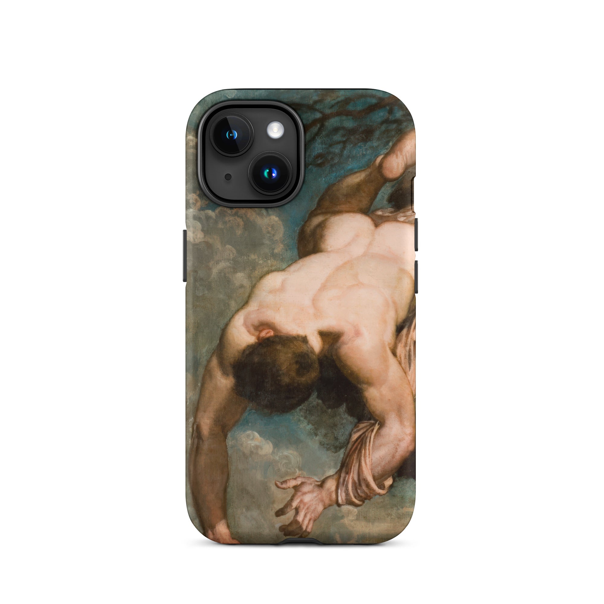 Manlius Hurled from the Rock William Etty Iphone Case, 15 / Matte, Phone Case Classical Art