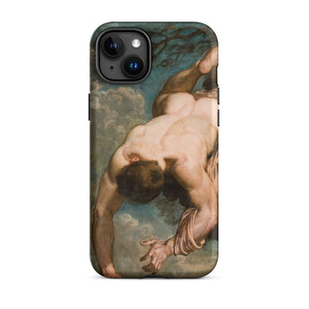 Manlius Hurled from the Rock - William Etty Iphone Case, 15 Plus / Matte, Phone Case Classical Art