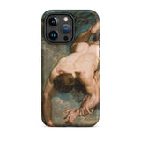 Manlius Hurled from the Rock - William Etty Iphone Case, 15 Pro Max / Matte, Phone Case Classical Art