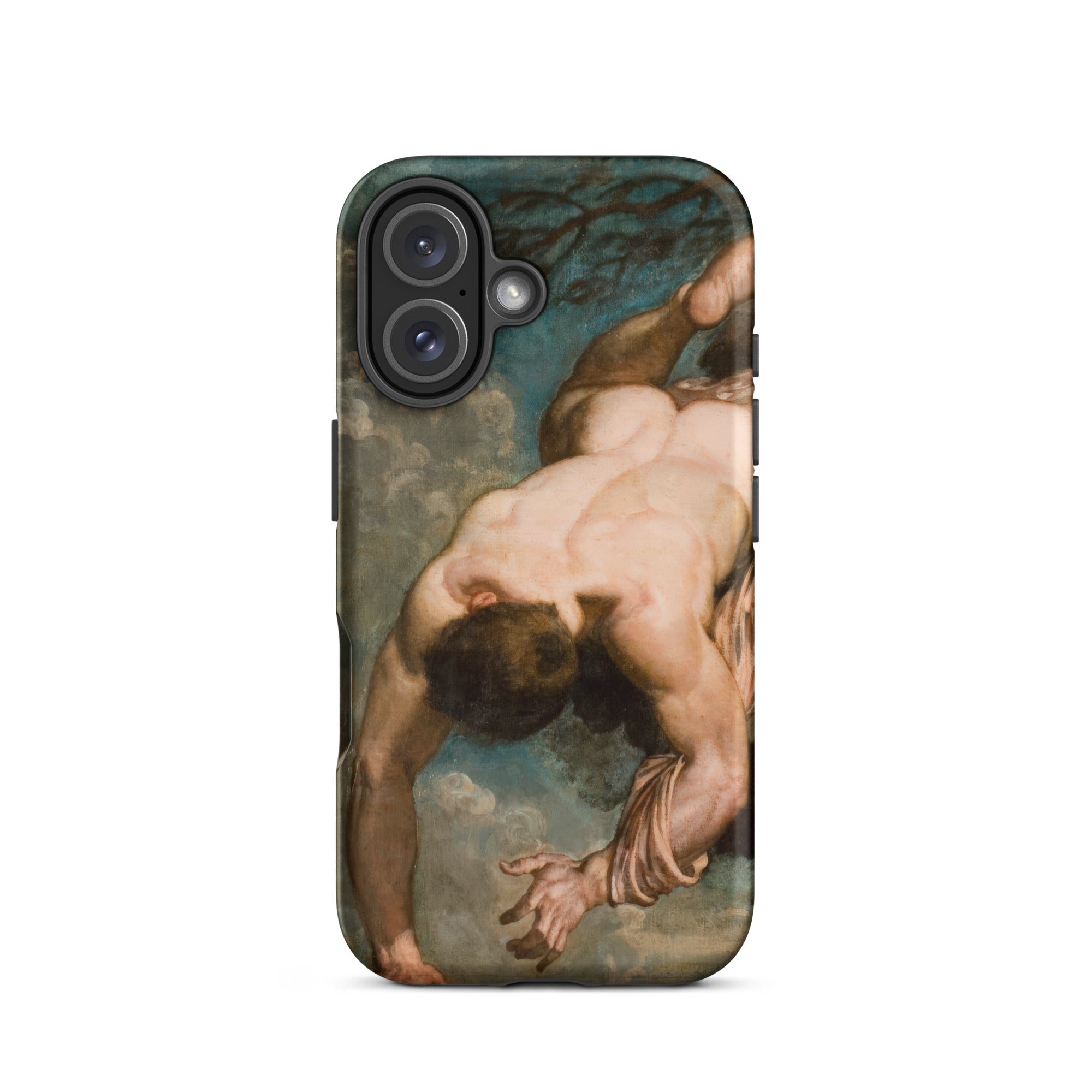 Manlius Hurled from the Rock William Etty Iphone Case, 16 / Matte, Phone Case Classical Art