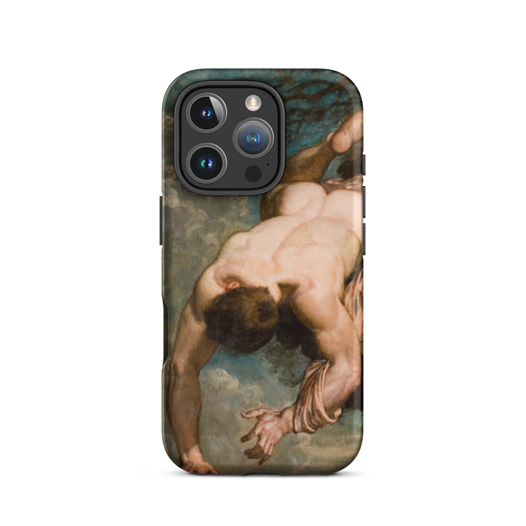 Manlius Hurled from the Rock William Etty Iphone Case, 16 Pro / Matte, Phone Case Classical Art