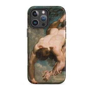 Manlius Hurled from the Rock - William Etty Iphone Case, 16 Pro Max / Matte, Artistic Phone Case
