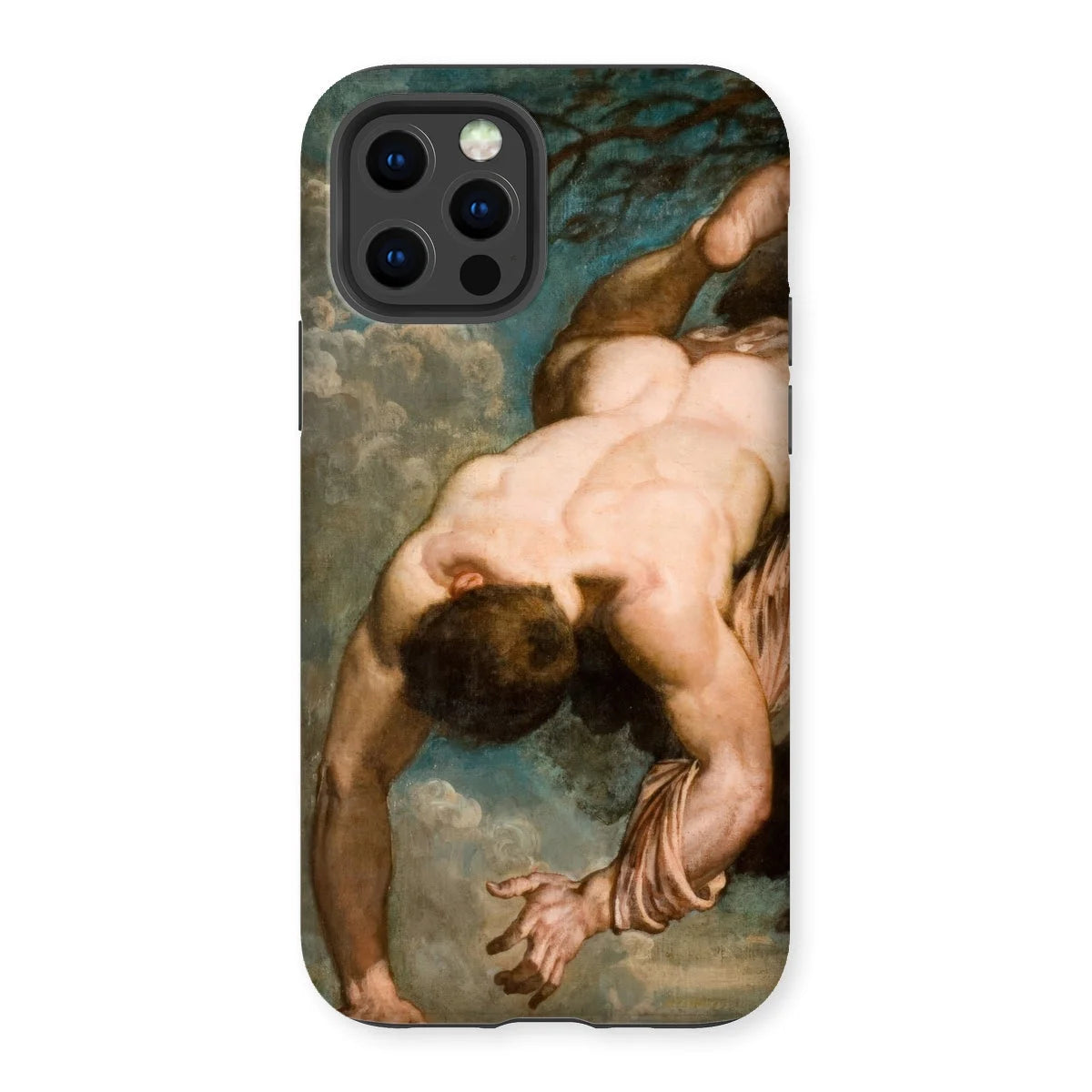 Manlius Hurled from the Rock by William Etty Iphone Case 12 Pro / Matte Mobile Phone Cases