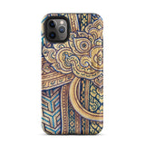Man’s Best Friend - Traditional Thai Iphone Case, 11 Pro Max / Matte, Ornate Gold Blue Phone Case