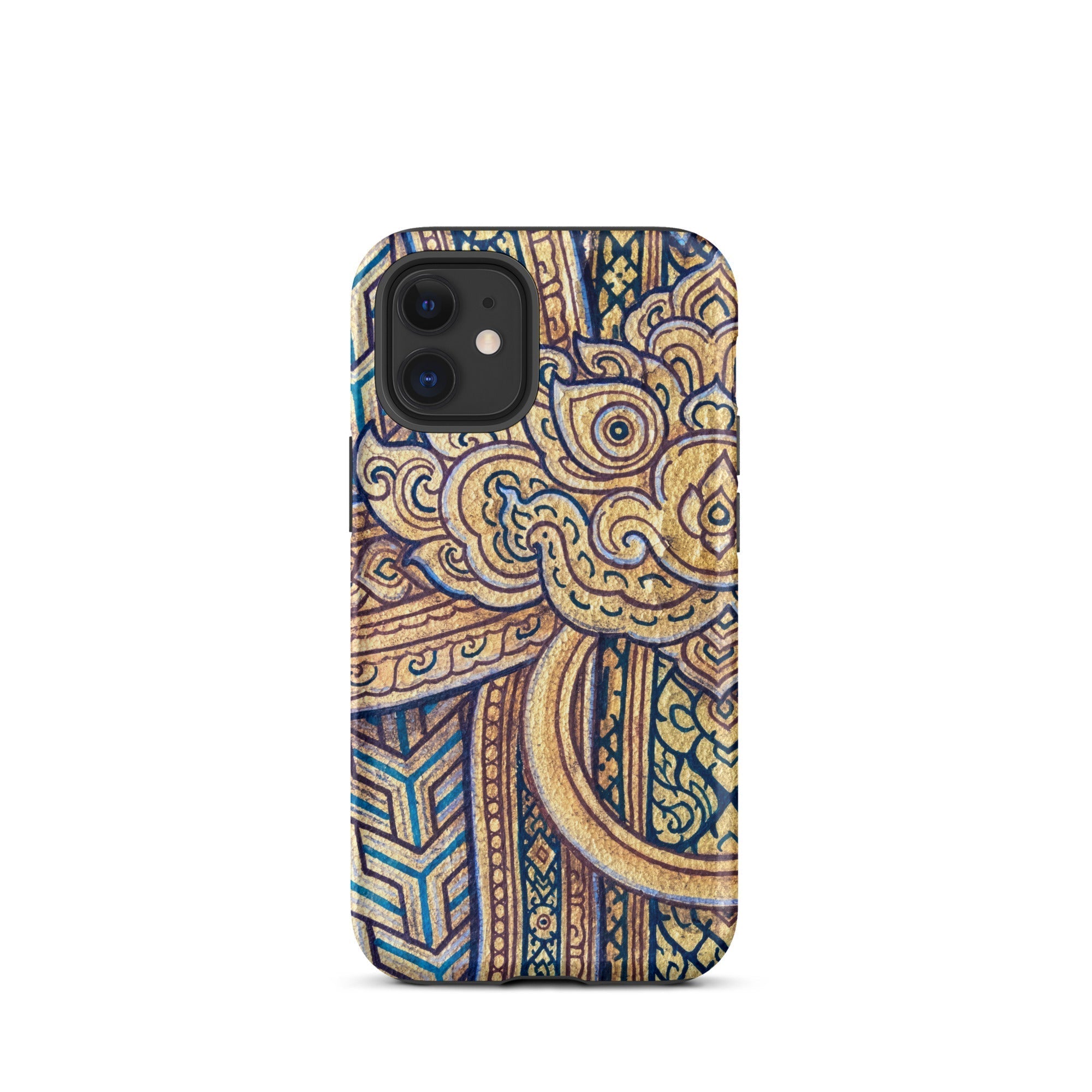 Man’s Best Friend Traditional Thai Iphone Case, 12 Mini / Matte, Ornate Phone Case