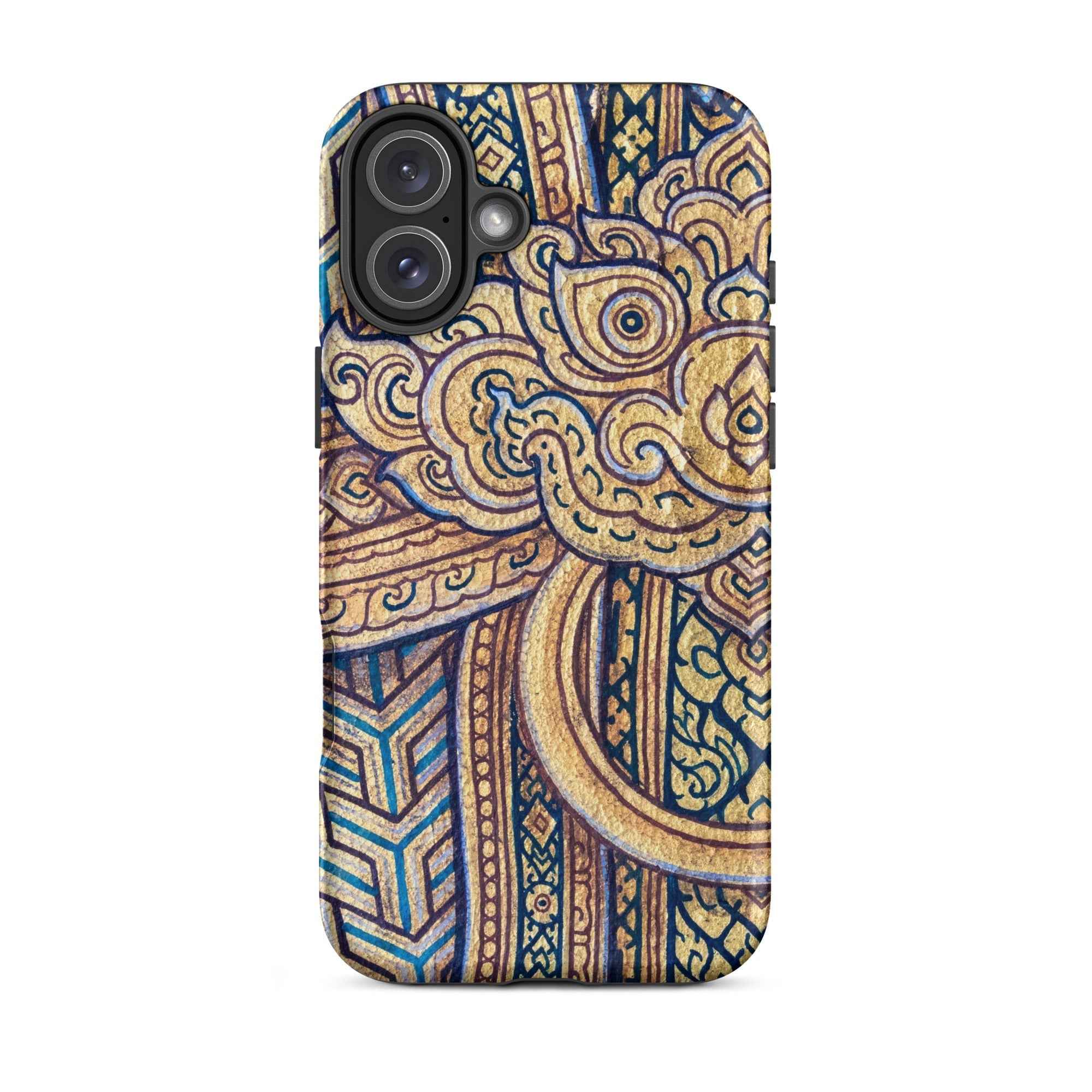 Man’s Best Friend Traditional Thai Iphone Case, 16 Plus / Matte, Ornate Phone Case
