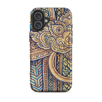 Man’s Best Friend - Traditional Thai Iphone Case, 16 Plus / Matte, Ornate Phone Case