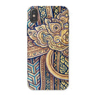 Man’s Best Friend Traditional Thai Iphone Case, x / Matte, Ornate Phone Case Intricate Gold Blue Patterns Traditional