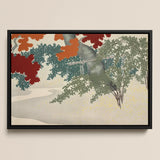 Maple - Kamisaka Sekka Japanese Autumn Art Print / Canvas, 18x12’’ / 46x31cm / Black Frame, Posters Prints & Visual Artwork, Toby Leon