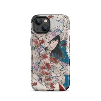 Maple Leaf Gathering - Taiso Yoshitoshi Iphone Case, 13 / Matte, Artistic Phone Case