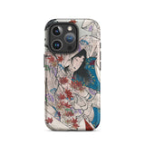 Maple Leaf Gathering - Taiso Yoshitoshi Phone Case Iphone 16 Pro / Matte Phone Case Japanese Art Maple Leaf Gathering, Taiso Yoshitoshi’s