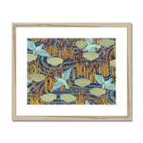 Martins-pêcheurs - Maurice Pillard Verneuil Art Print, Framed Art Print