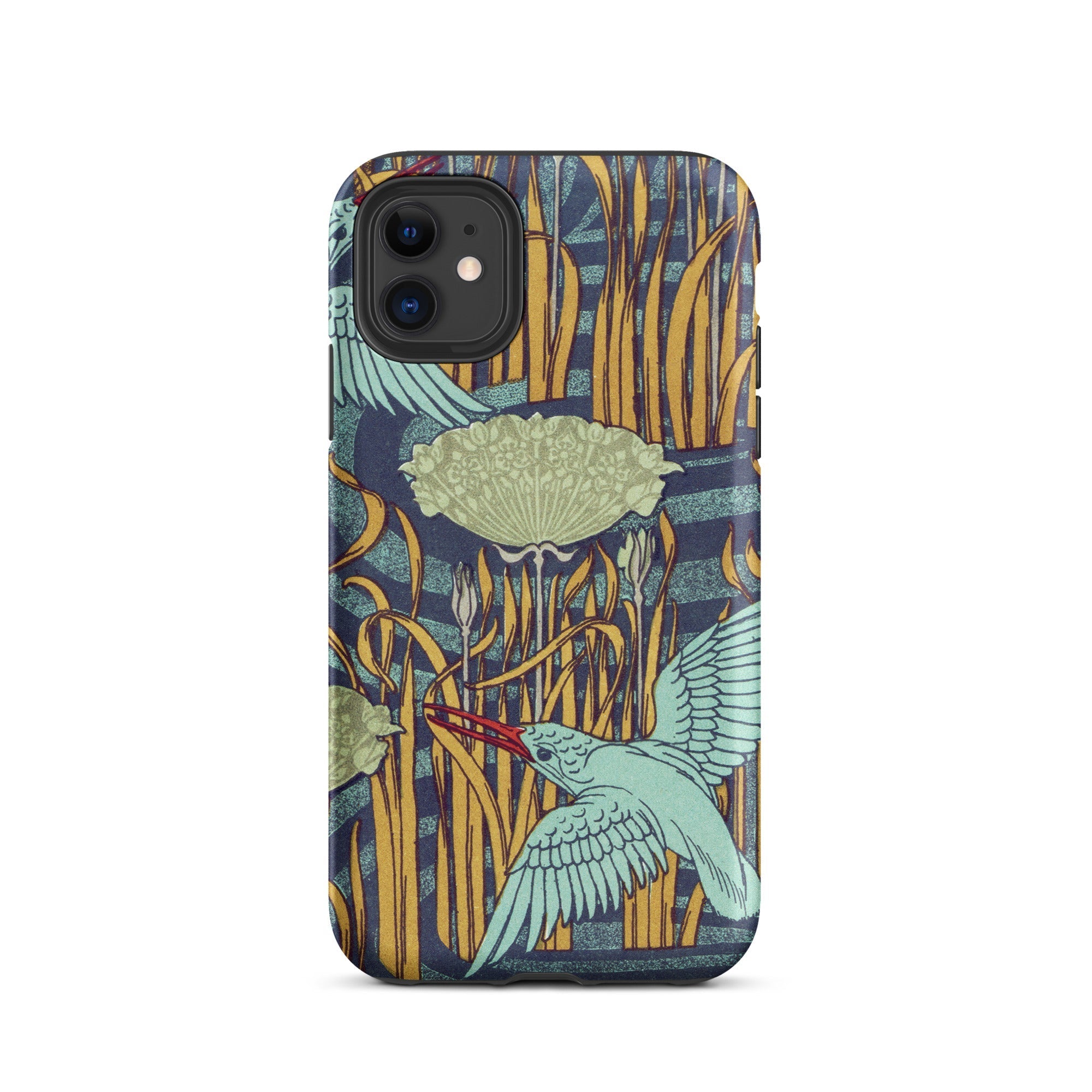 Martins-pêcheurs - Maurice Pillard Verneuil Iphone Case, 11 / Matte, Patterned Phone Case
