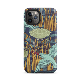 Martins-pêcheurs - Maurice Pillard Verneuil Iphone Case, 11 Pro / Matte, Patterned Phone Case
