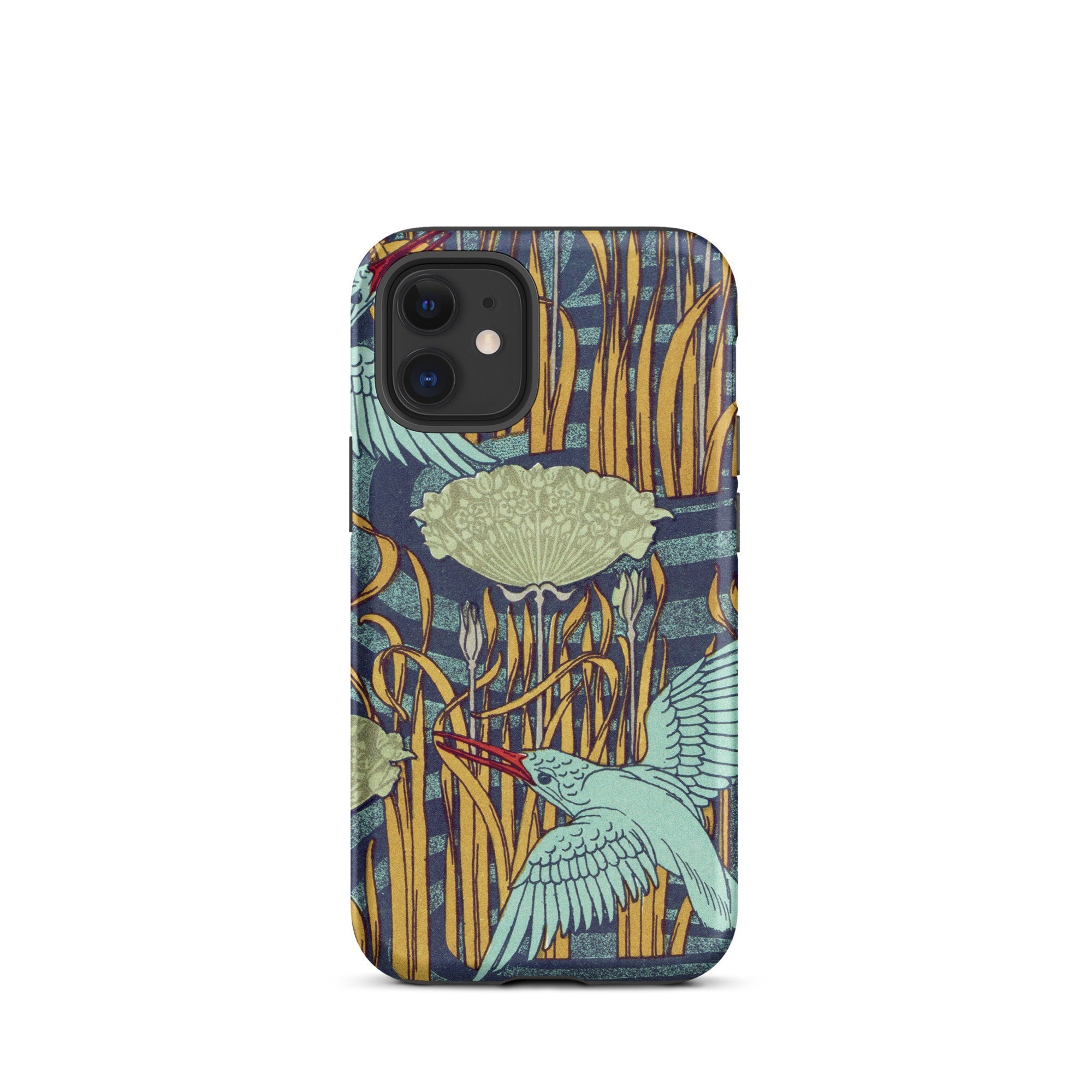 Martins-pêcheurs - Maurice Pillard Verneuil Iphone Case, 12 Mini / Matte, Patterned Phone Case