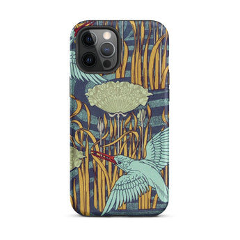 Martins-pêcheurs - Maurice Pillard Verneuil Iphone Case, 12 Pro Max / Matte, Patterned Phone Case