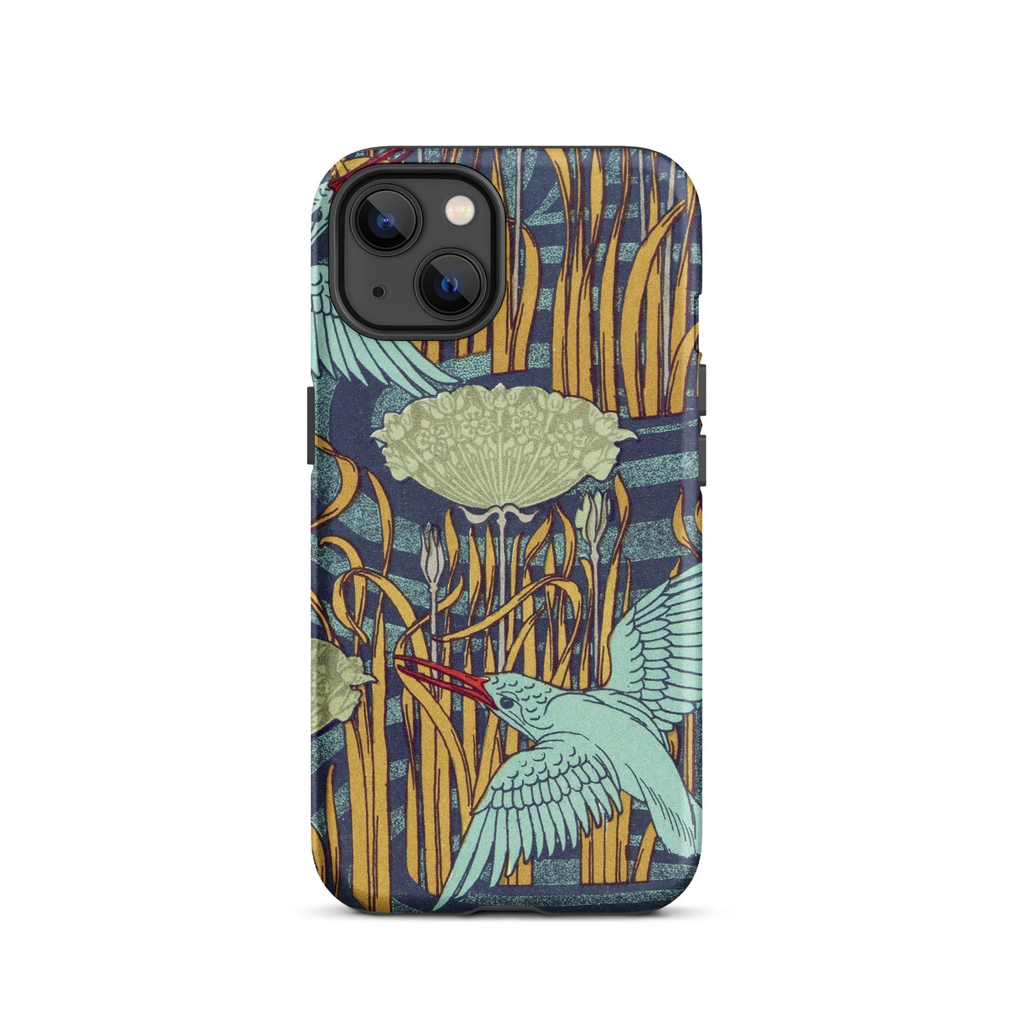 Martins Pêcheurs Maurice Pillard Verneuil Iphone Case, 13 / Matte, Patterned Phone Case