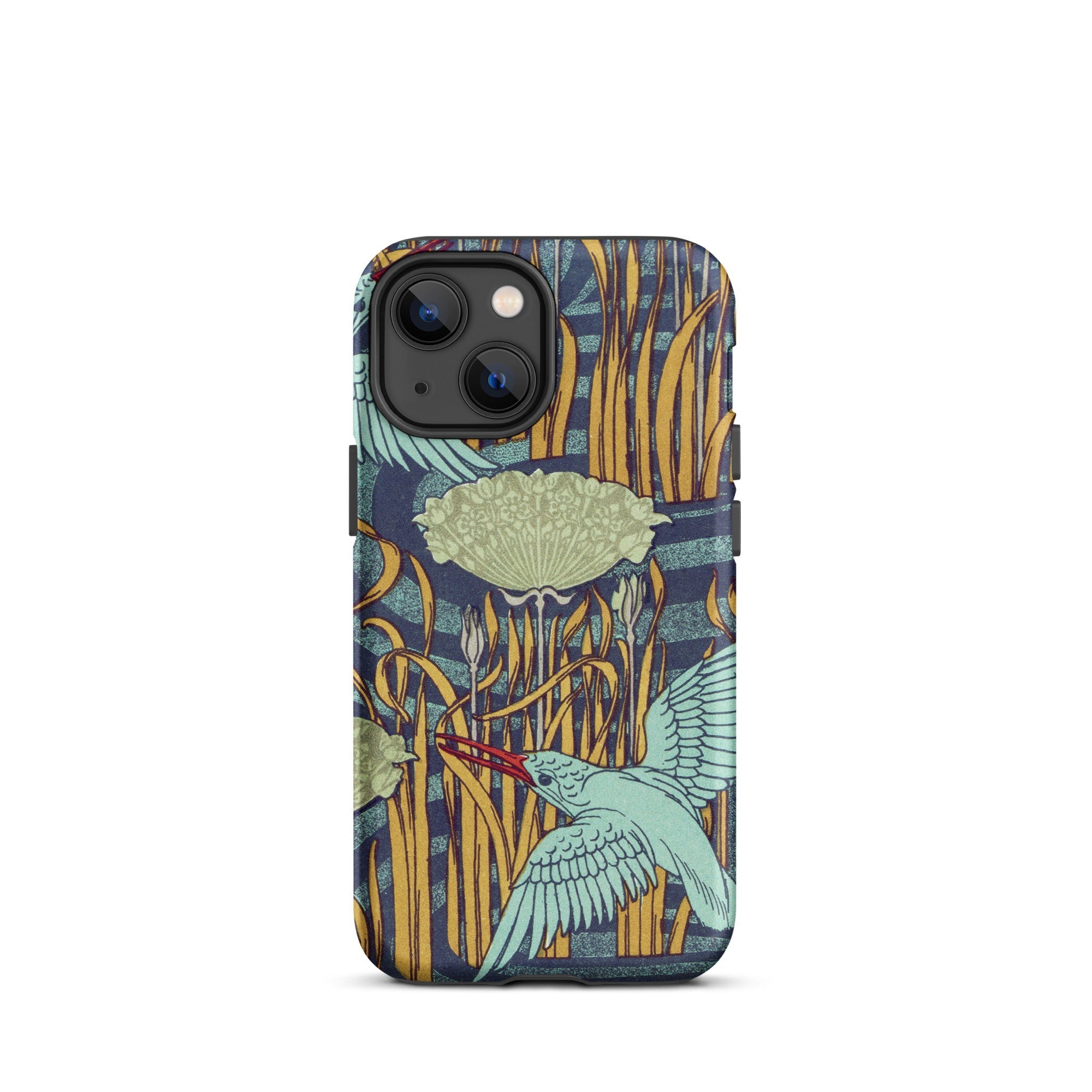 Martins-pêcheurs - Maurice Pillard Verneuil Iphone Case, 13 Mini / Matte, Patterned Phone Case
