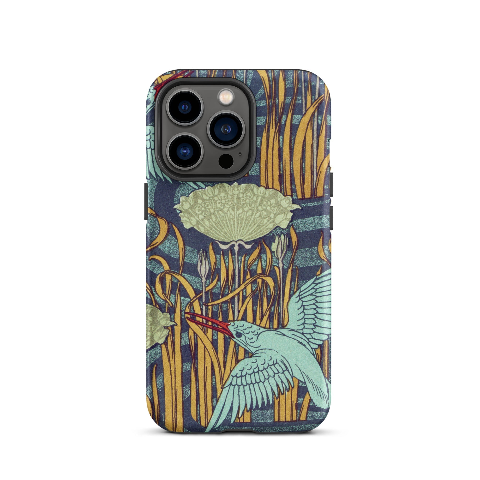 Martins-pêcheurs - Maurice Pillard Verneuil Iphone Case, 13 Pro / Matte, Patterned Phone Case
