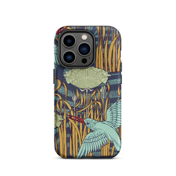 Martins-pêcheurs - Maurice Pillard Verneuil Iphone Case, 14 Pro / Matte, Patterned Phone Case
