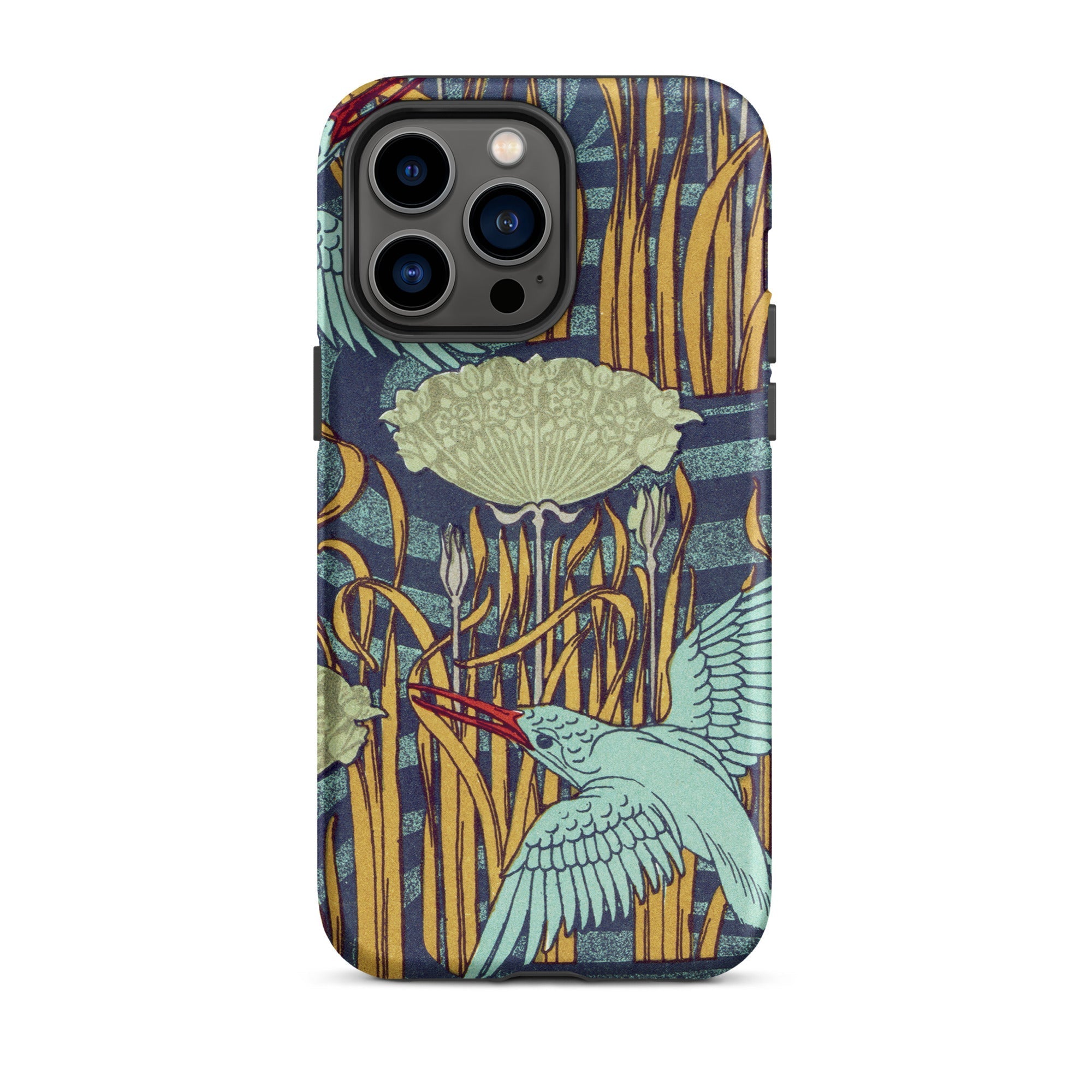 Martins-pêcheurs - Maurice Pillard Verneuil Iphone Case, 14 Pro Max / Matte, Patterned Iphone Case