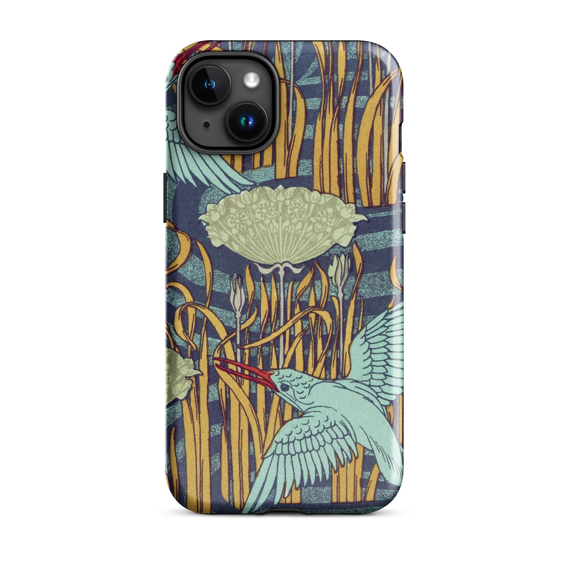 Martins Pêcheurs Maurice Pillard Verneuil Iphone Case, 15 Plus / Matte, Patterned Phone Case