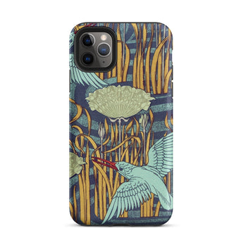 Martins-pecheurs - Maurice Pillard Verneuil Phone Case Iphone 11 Pro Max / Matte Patterned Phone Case Maurice Pillard Verneuil, Verneuil’s