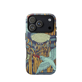 Martins-pecheurs - Maurice Pillard Verneuil Phone Case, Maurice Pillard Verneuil, Pillard Verneuil’s Martins-pêcheurs, Art Nouveau