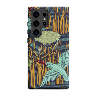 Martins-pecheurs - Maurice Pillard Verneuil Phone Case, Maurice Pillard Verneuil, Pillard Verneuil’s Martins-pêcheurs, Art Nouveau
