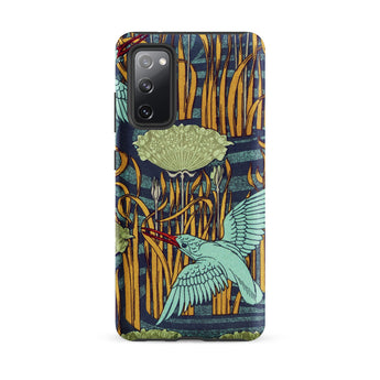 Martins-peecheurs - Maurice Pillard Verneuil Samsung Case, Galaxy S20 Fe / Matte, Navy Blue Smartphone Case Nature-inspired Design Light