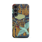 Martins-peecheurs - Maurice Pillard Verneuil Samsung Case, Galaxy S24 Plus / Matte, Dark Blue Smartphone Case Nature-inspired Design Light
