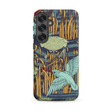 Martins-peecheurs - Maurice Pillard Verneuil Samsung Case, Galaxy S25 Plus / Matte, Smartphone Nature-themed Case Bird Lily Pad Reeds