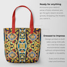 Masala Thai - Mosaic Art Shopping Tote Bags