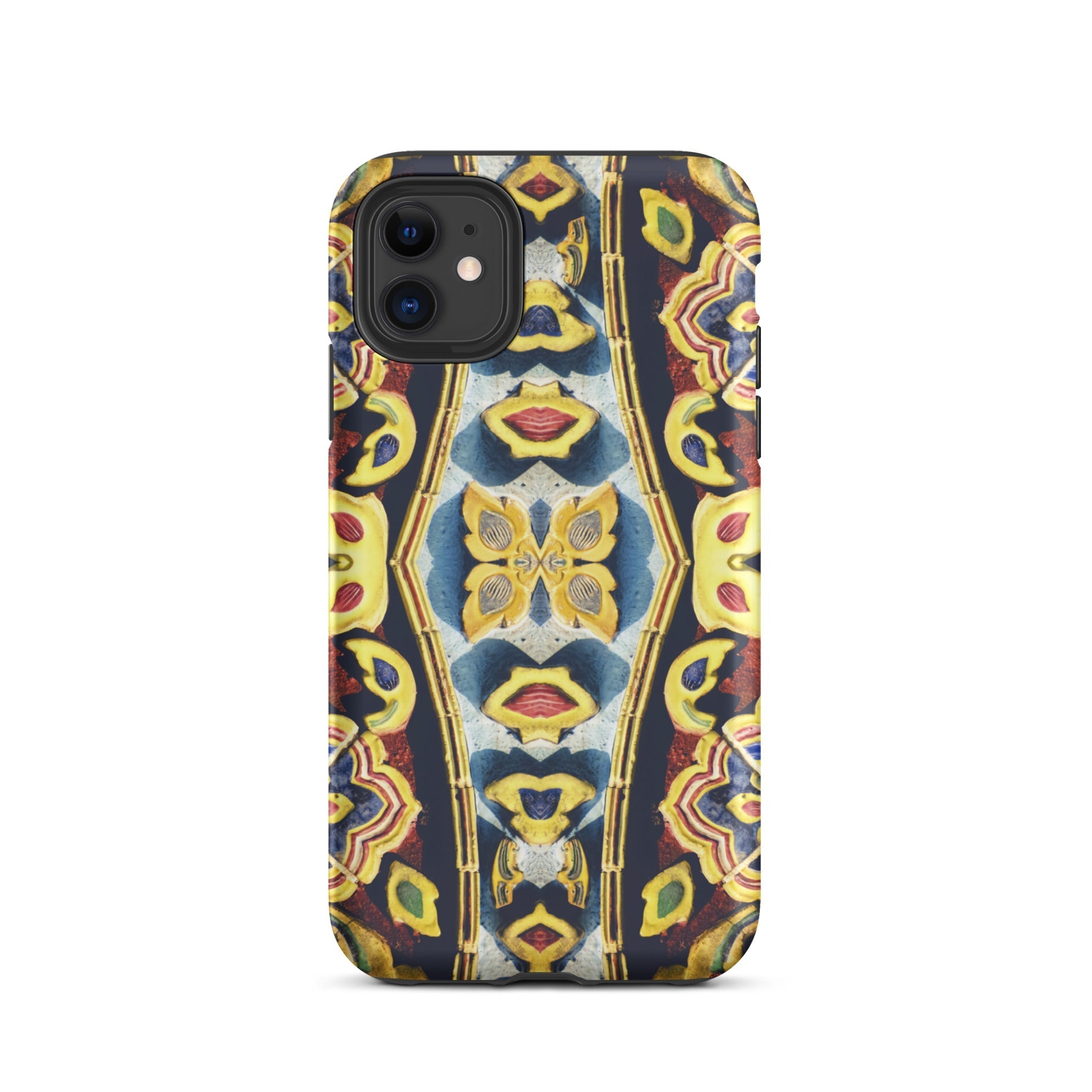 Masala Thai Mosaic Pattern Art Iphone Case, 11 / Matte, Patterned Smartphone Case