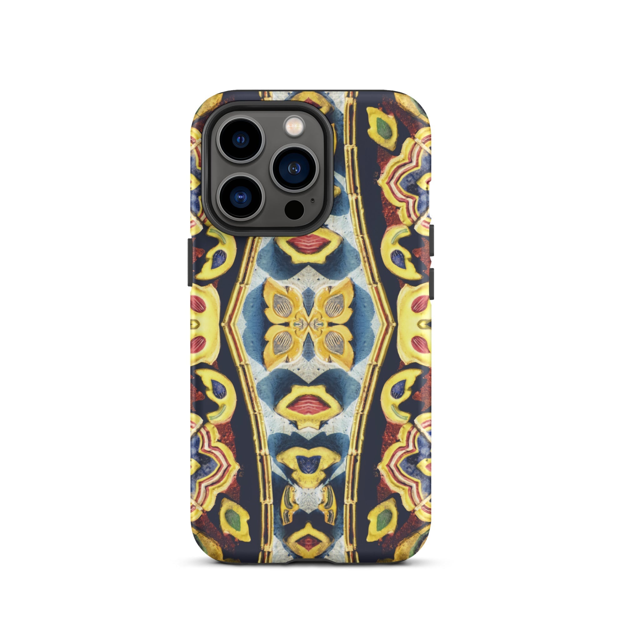 Masala Thai Mosaic Pattern Art Iphone Case, 13 Pro / Matte, Patterned Smartphone Case