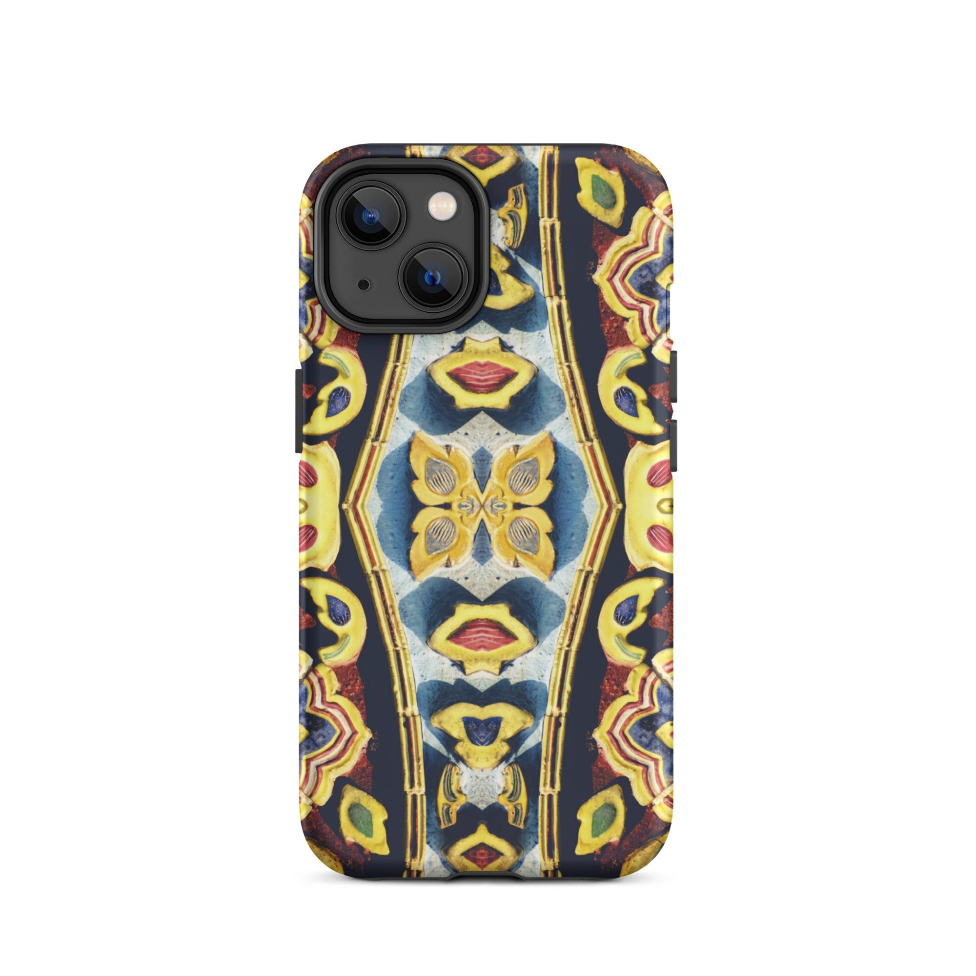 Masala Thai Mosaic Pattern Art Iphone Case, 14 / Matte, Patterned Iphone Case