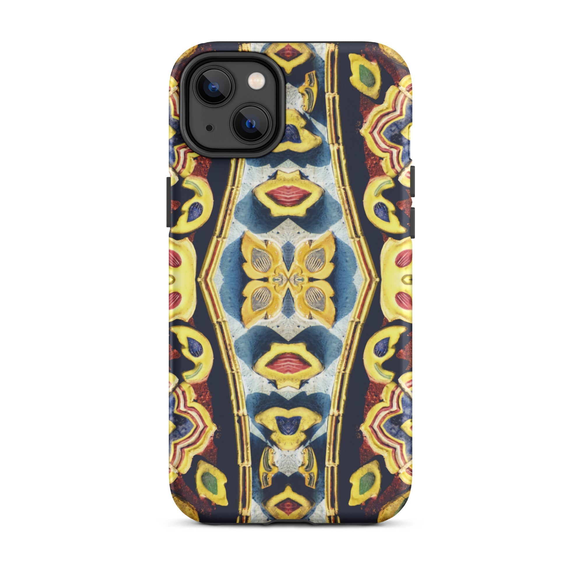 Masala Thai Mosaic Pattern Art Iphone Case, 14 Plus / Matte, Patterned Iphone Case