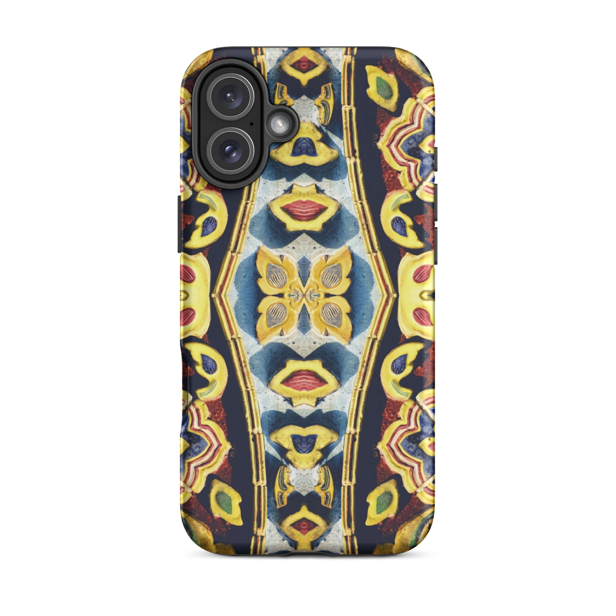 Masala Thai Mosaic Pattern Art Iphone Case, 16 Plus / Matte, Patterned Phone Case