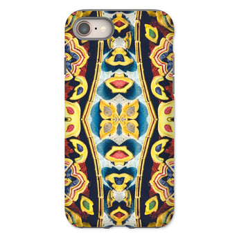 Masala Thai - Mosaic Pattern Art Iphone Case, 8 / Matte, Colorful Abstract Patterned Phone Case Symmetrical Designs Lips
