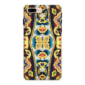 Masala Thai - Mosaic Pattern Art Iphone Case, 8 Plus / Matte, Colorful Psychedelic-patterned Phone Case Abstract Designs Lips Floral